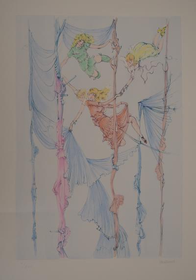 Hans BELLMER : Les petites acrobates - Gravure originale Signée 2