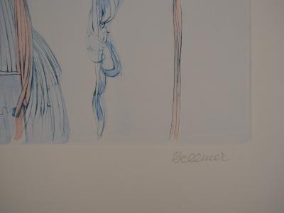 Hans BELLMER : Les petites acrobates - Gravure originale Signée 2