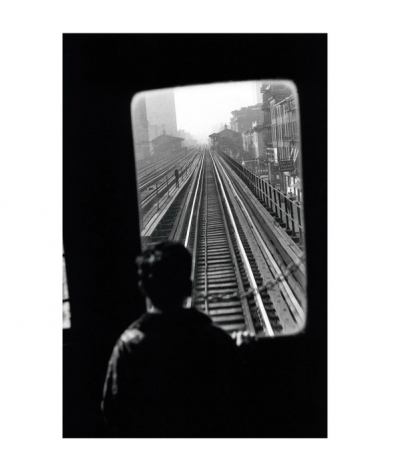 Elliott ERWITT - Third Avenue El., New York City, 1954  - Tirage C-Print signé 2