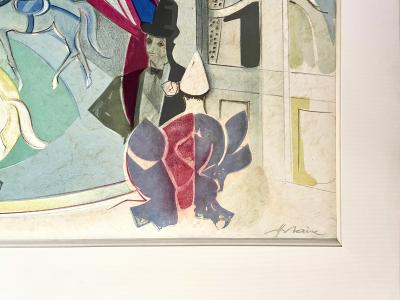 Camille Hilaire - Le Cirque, 1974 - Lithographie originale 2