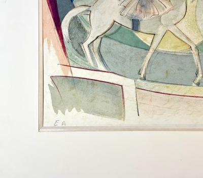 Camille Hilaire - Le Cirque, 1974 - Lithographie originale 2