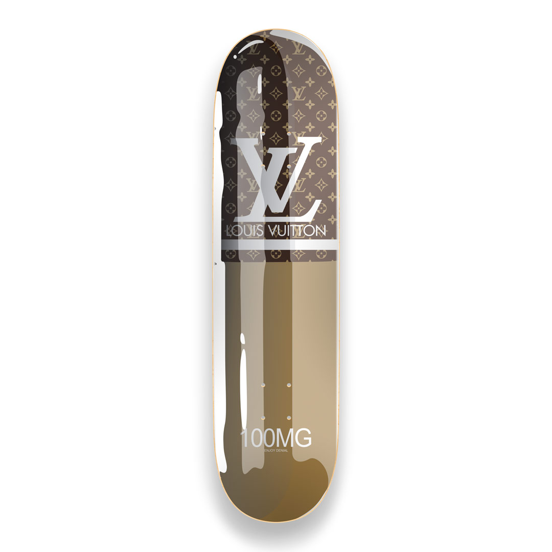 Skateboard LOUIS VUITTON Denial 2018 limited to 50 copies