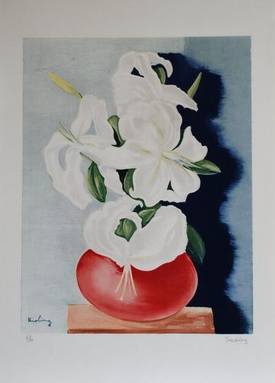 Moïse KISLING - Bouquet de Fleurs 6 - Lithograph 2