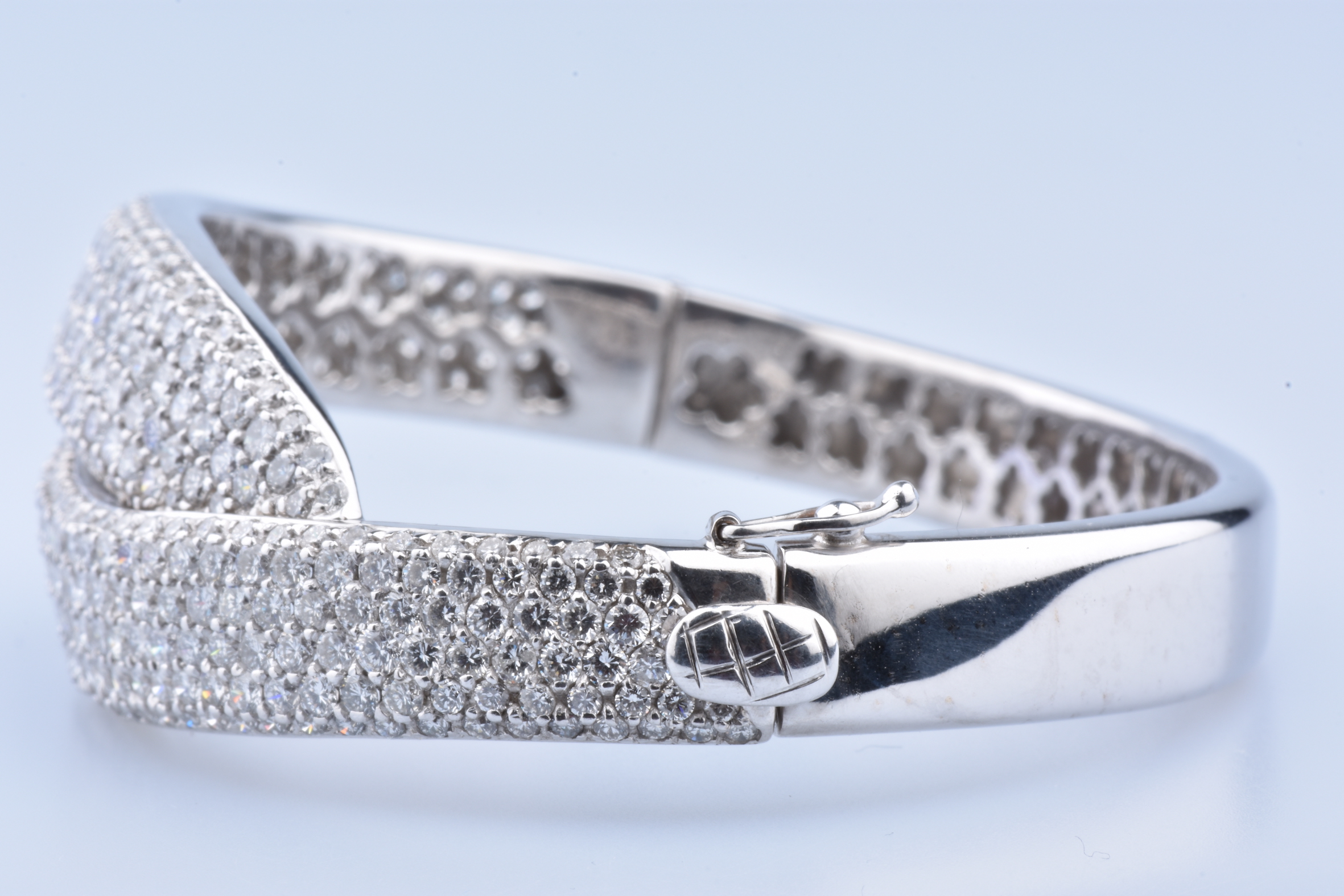 Manchette Double Tour En Cristal Et Perles Blanches - Marque Atelier MIU