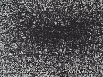 Constantin XENAKIS - Circuits, sérigraphie originale signée 2