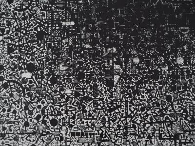 Constantin XENAKIS - Circuits, sérigraphie originale signée 2