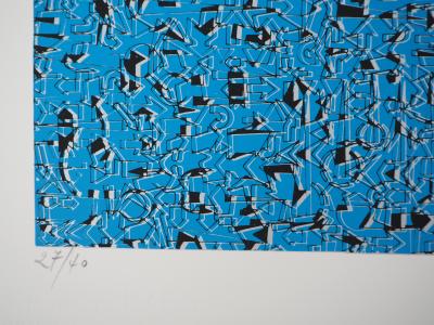 Constantin XENAKIS : Tous les chemins possibles - Sérigraphie originale Signée 2