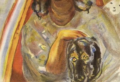 Pierre BONNARD - Jeune fille dans une barque, Lithographie originale 2