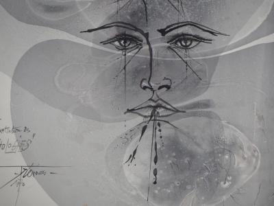 Pierre Yves TREMOIS : Mythologies - Aquarelle originale signée 2