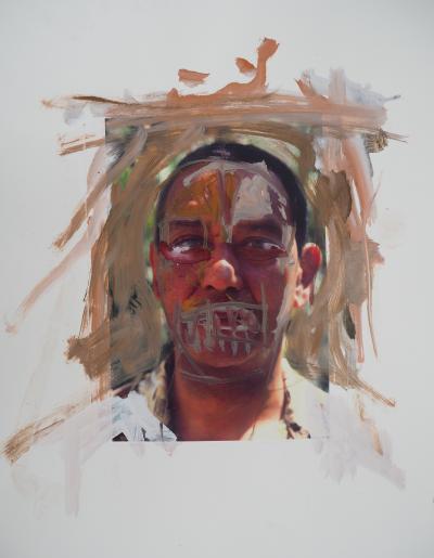Philippe PASQUA : Hommage à Basquiat - Technique mixte Signée 2
