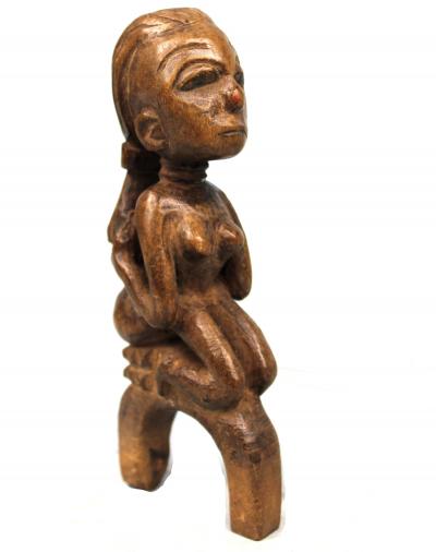 Art Africain - Lance Pierre Baoulé à l’effigie de Mami Wata 2