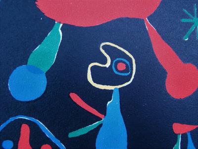 Joan MIRO (d’après) - Personnages, 1949 - Lithographie 2
