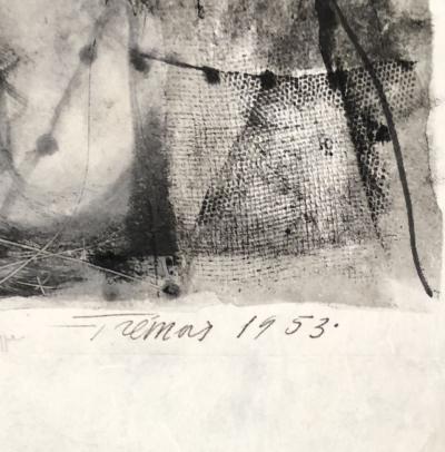 Pierre-Yves TREMOIS - Minotaure - Monotype signé daté et dédicacé par Montherlant 2