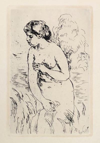 Pierre Auguste RENOIR (d’après) - Baigneuse debout, 1910 - Eau forte 2