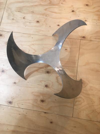 Table basse ronde de Knut Hesterberg 
