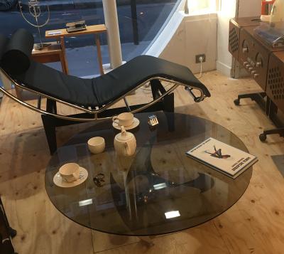 Table basse ronde de Knut Hesterberg 