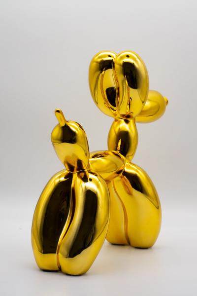 Editions Studio  - Balloon Dog (Gold) - Sculpture 2