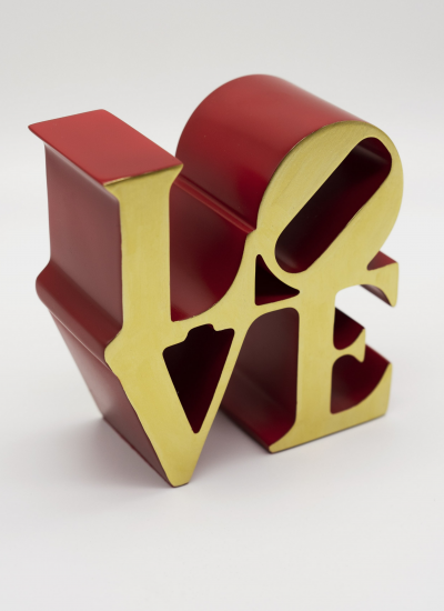 Robert INDIANA (d’après) - Love Red Gold, 2018 - Sculpture