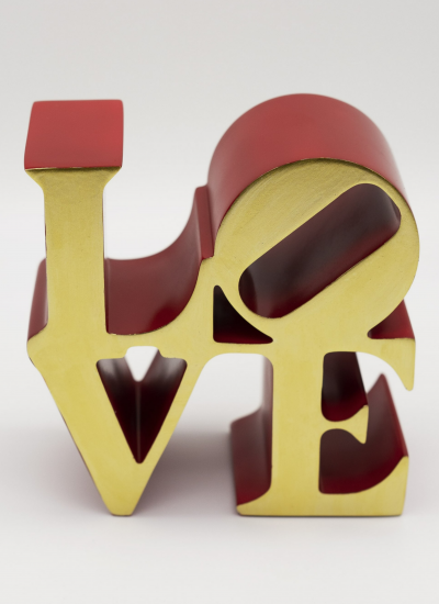 Robert INDIANA (d’après) - Love Red Gold, 2018 - Sculpture 2