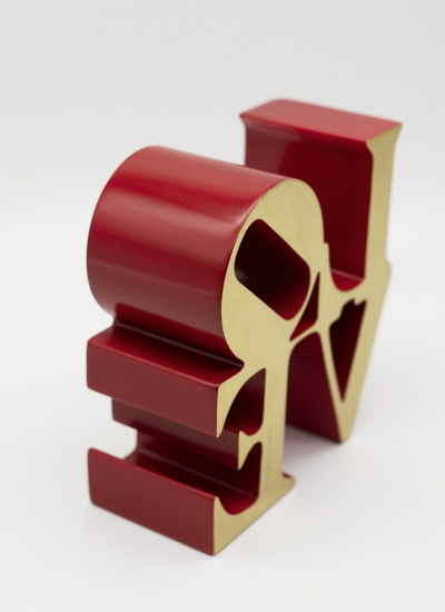 Robert INDIANA (d’après) - Love Red Gold, 2018 - Sculpture 2