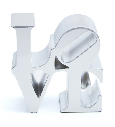 Robert INDIANA (d’après) - Love Silver, 2018 - Sculpture 2