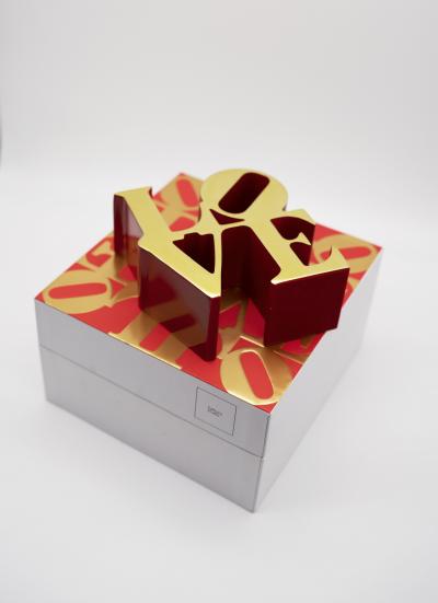 Robert INDIANA (d’après) - Love Red Gold, 2018 - Sculpture 2