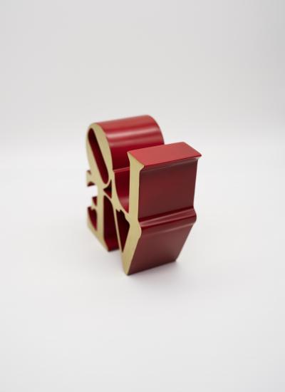 Robert INDIANA (d’après) - Love Red Gold, 2018 - Sculpture 2