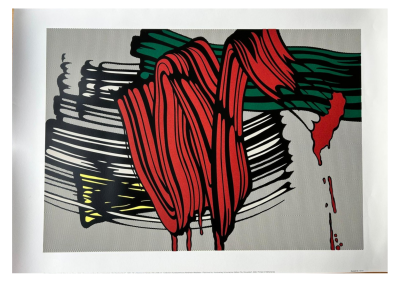 Roy Lichtenstein - Big painting n°6 - Sérigraphie  - 2000 2