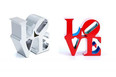 Robert INDIANA (d’après) - Love, 2018 - Duo de Sculptures 2