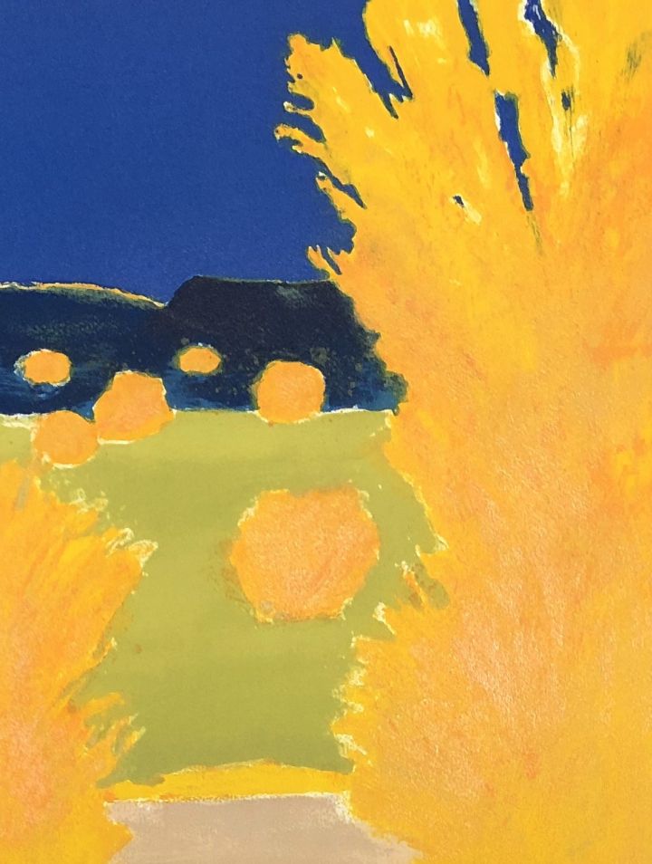 Bernard CATHELIN - Provençal landscape, 1988, lithograph