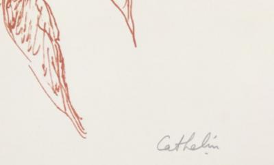 Bernard CATHELIN - Composition, 1988 - Lithographie originale signée et numérotée 2