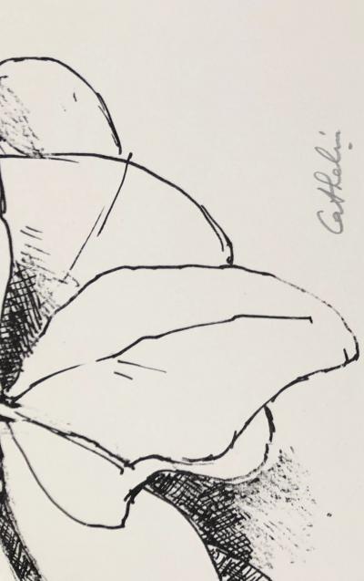 Bernard CATHELIN - Composition florale, 1988 - Lithographie originale signée et numérotée 2