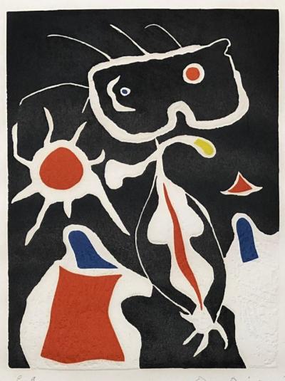 Joan MIRO - Le miroir secret du feu et du froid - Gravure originale signée et numérotée 2