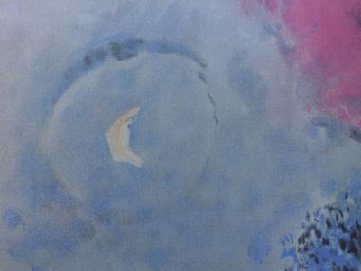 Marc CHAGALL (d’après) - Les amoureux de la tour Eiffel - Lithographie 2