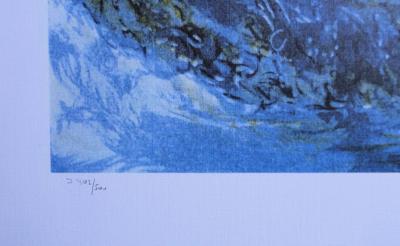 Marc CHAGALL : La dormeuse aux fleurs - LITHOGRAPHIE numérotée et signée 500ex 2