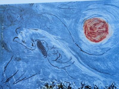 Marc CHAGALL : La dormeuse aux fleurs - LITHOGRAPHIE numérotée et signée 500ex 2
