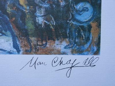 Marc CHAGALL - Le mariage fleuri - Lithographie numérotée et signée 500ex 2