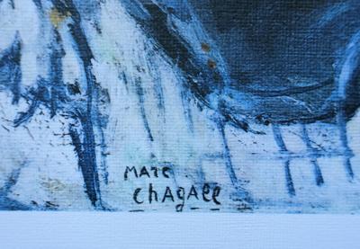Marc CHAGALL - Le mariage fleuri - Lithographie numérotée et signée 500ex 2