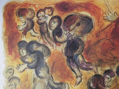 Marc CHAGALL (d’après) : Moïse et l’exode - Lithographie numérotée et signée 2