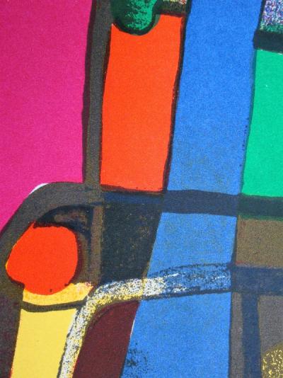Maurice ESTEVE - Composition, 1969 - Lithographie originale 2