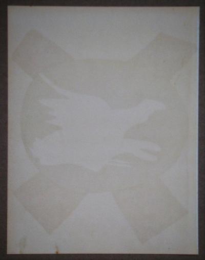 Georges BRAQUE - Oiseau sur fond X , 1958 - Lithographie 2