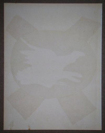 Georges BRAQUE - Oiseau sur fond X , 1958 - Lithographie 2