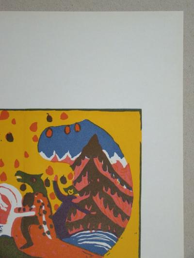 Vassily KANDINSKY - Berge / Montagnes, 1913 - Gravure sur bois originale 2
