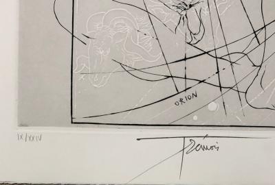 Pierre Yves TREMOIS - Scientifique étudiant Orion - Gravure originale signée et numérotée 2