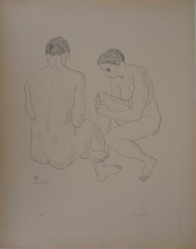 Léonard  FOUJITA : Nus, 8 lithographies originales signées 2