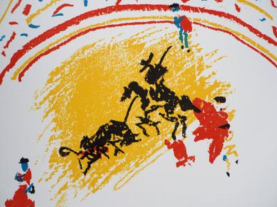 Pablo PICASSO - La Tauromachie - Affiche lithographique Musée Ceret 2