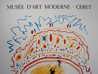 Pablo PICASSO - La Tauromachie - Affiche lithographique Musée Ceret 2
