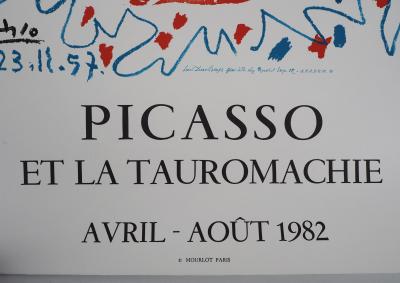 Pablo PICASSO : La Tauromachie - Lithographie signée Musée Céret 2