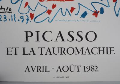 Pablo PICASSO (d’après) : La Tauromachie - Lithographie signée 2