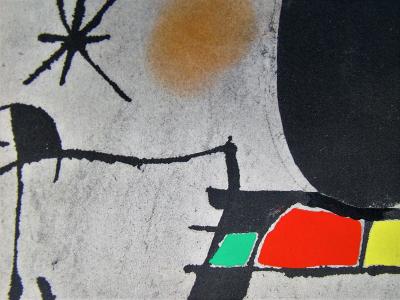 JOAN MIRO (d’après) - Femme dans la Nuit - 1967 2